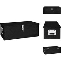 Werkzeugkästen - Living Aufbewahrungsbox Schwarz 80x39x30 cm Aluminium - Schwarz Werkzeugkästen - Living Aufbewahrungsbox Schwarz 80x39x30 cm Aluminium - Schwarz von VIDAXL
