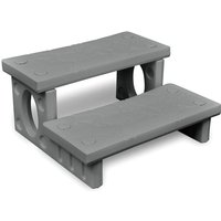 Graue Spa-Treppe vidaXL634127 von BONNEVIE