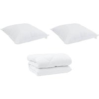 Winterbettdecke mit Kissen 3 pcs Weiß 200 x 200 cm Mikrofaser Vidaxl Winterbettdecke mit Kissen 3 pcs Weiß 200 x 200 cm Mikrofaser Vidaxl von VIDAXL