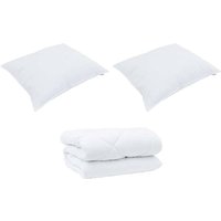 Winterbettdecke mit Kissen 3 pcs Weiß 200 x 220 cm Mikrofaser Vidaxl Winterbettdecke mit Kissen 3 pcs Weiß 200 x 220 cm Mikrofaser Vidaxl von VIDAXL