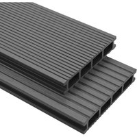 Vidaxl - wpc Terrassendielen mit Zubehör 20 m² 4 m Grau Vidaxl - wpc Terrassendielen mit Zubehör 20 m² 4 m Grau von VIDAXL