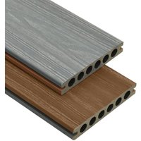 Vidaxl - wpc Terrassendielen mit Zubehör Braun und Grau 10 m² 2,2 m von VIDAXL