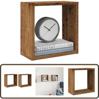 Vidaxl - Würfel-Wandregale 2 Stk. Altholz-Optik 30x15x30 Holzwerkstoff Vidaxl - Würfel-Wandregale 2 Stk. Altholz-Optik 30x15x30 Holzwerkstoff von VIDAXL