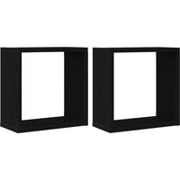 Würfel-Wandregale 2 Stk. Schwarz Eichen-Optik 30x15x30 cm Vidaxl Würfel-Wandregale 2 Stk. Schwarz Eichen-Optik 30x15x30 cm Vidaxl von VIDAXL