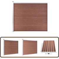 Zaunelement wpc 175x146 cm Braun - Gartenzaun - wpc Zaun - Holzzaunt - Privacy Screen - Gartenabgrenzung Zaunelement wpc 175x146 cm Braun - Gartenzaun - wpc Zaun - Holzzaunt - Privacy Screen - Gartenabgrenzung von VIDAXL