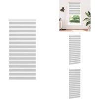 Zebrarollo Hellgrau 100x200 cm Stoffbreite 95,9 cm Polyester - Zebra-Jalousie - Zebra-Jalousien - Zebra-Rollo - Doppelrollo Zebrarollo Hellgrau 100x200 cm Stoffbreite 95,9 cm Polyester - Zebra-Jalousie - Zebra-Jalousien - Zebra-Rollo - Doppelrollo von VIDAXL