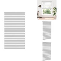 Zebrarollo Hellgrau 135x230 cm Stoffbreite 130,9 cm Polyester - Zebra-Jalousie - Zebra-Jalousien - Zebra-Rollo - Doppelrollo Zebrarollo Hellgrau 135x230 cm Stoffbreite 130,9 cm Polyester - Zebra-Jalousie - Zebra-Jalousien - Zebra-Rollo - Doppelrollo von VIDAXL