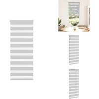 Zebrarollo Hellgrau 65x100 cm Stoffbreite 60,9 cm Polyester - Zebra-Jalousie - Zebra-Jalousien - Zebra-Rollo - Doppelrollo Zebrarollo Hellgrau 65x100 cm Stoffbreite 60,9 cm Polyester - Zebra-Jalousie - Zebra-Jalousien - Zebra-Rollo - Doppelrollo von VIDAXL