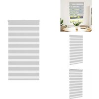 Vidaxl - Zebrarollo Hellgrau 90x100 cm Stoffbreite 85,9 cm Polyester - Zebra-Jalousie - Zebra-Jalousien - Zebra-Rollo - Doppelrollo Vidaxl - Zebrarollo Hellgrau 90x100 cm Stoffbreite 85,9 cm Polyester - Zebra-Jalousie - Zebra-Jalousien - Zebra-Rollo - Doppelrollo von VIDAXL