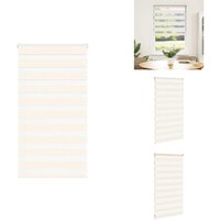 Zebrarollo Marmorbeige 80x100 cm Stoffbreite 75,9 cm Polyester - Zebra-Jalousie - Zebra-Jalousien - Zebra-Rollo - Doppelrollo Zebrarollo Marmorbeige 80x100 cm Stoffbreite 75,9 cm Polyester - Zebra-Jalousie - Zebra-Jalousien - Zebra-Rollo - Doppelrollo von VIDAXL