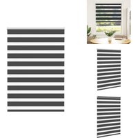 Vidaxl - Zebrarollo Schwarz 100x100 cm Stoffbreite 95,9 cm Polyester - Zebra-Jalousie - Zebra-Jalousien - Zebra-Rollo - Doppelrollo Vidaxl - Zebrarollo Schwarz 100x100 cm Stoffbreite 95,9 cm Polyester - Zebra-Jalousie - Zebra-Jalousien - Zebra-Rollo - Doppelrollo von VIDAXL
