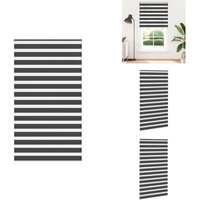 Zebrarollo Schwarz 120x230 cm Stoffbreite 115,9 cm Polyester - Zebra-Jalousie - Zebra-Jalousien - Zebra-Rollo - Doppelrollo Zebrarollo Schwarz 120x230 cm Stoffbreite 115,9 cm Polyester - Zebra-Jalousie - Zebra-Jalousien - Zebra-Rollo - Doppelrollo von VIDAXL