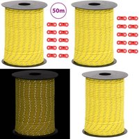 Zeltleine Reflektierend mit Seilspannern 50 m 3 mm - Campingausrüstung - Zeltausrüstung - Abspannseil - Zeltleine - Sturmleinen - Home & Living Zeltleine Reflektierend mit Seilspannern 50 m 3 mm - Campingausrüstung - Zeltausrüstung - Abspannseil - Zeltleine - Sturmleinen - Home & Living von VIDAXL