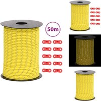 Vidaxl - Zeltleine Reflektierend mit Seilspannern 50 m 3 mm - Campingausrüstung - Zeltausrüstung - Abspannseil - Zeltleine - Sturmleinen Vidaxl - Zeltleine Reflektierend mit Seilspannern 50 m 3 mm - Campingausrüstung - Zeltausrüstung - Abspannseil - Zeltleine - Sturmleinen von VIDAXL