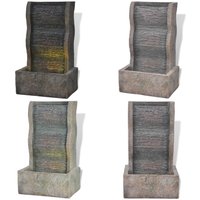 Zimmerbrunnen mit LED-Licht Polyresin - Zierbrunnen - Zierbrunnen - Home & Living - Taupe von VIDAXL