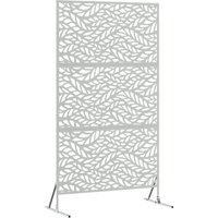 Sichtschutz 100x50x180 cm aus verzinktem Stahl Vidaxl von VIDAXL