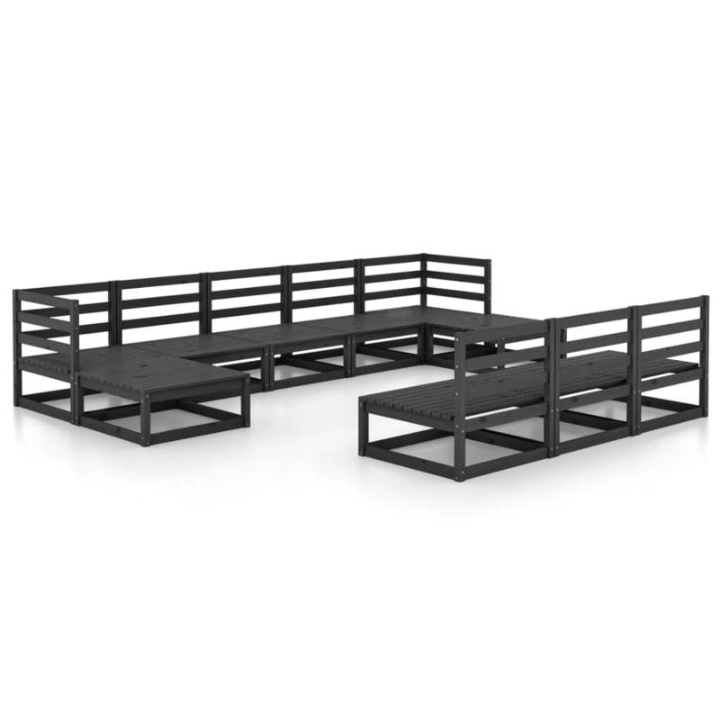 vidaXL 10-tlg Garten-Lounge-Set Massivholz Kiefer Modell 16 von VIDAXL