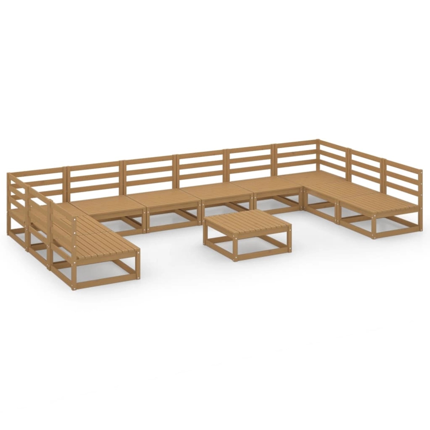 vidaXL 11-tlg Garten-Lounge-Set Massivholz Kiefer Modell 28 vidaXL 11-tlg Garten-Lounge-Set Massivholz Kiefer Modell 28 von VIDAXL