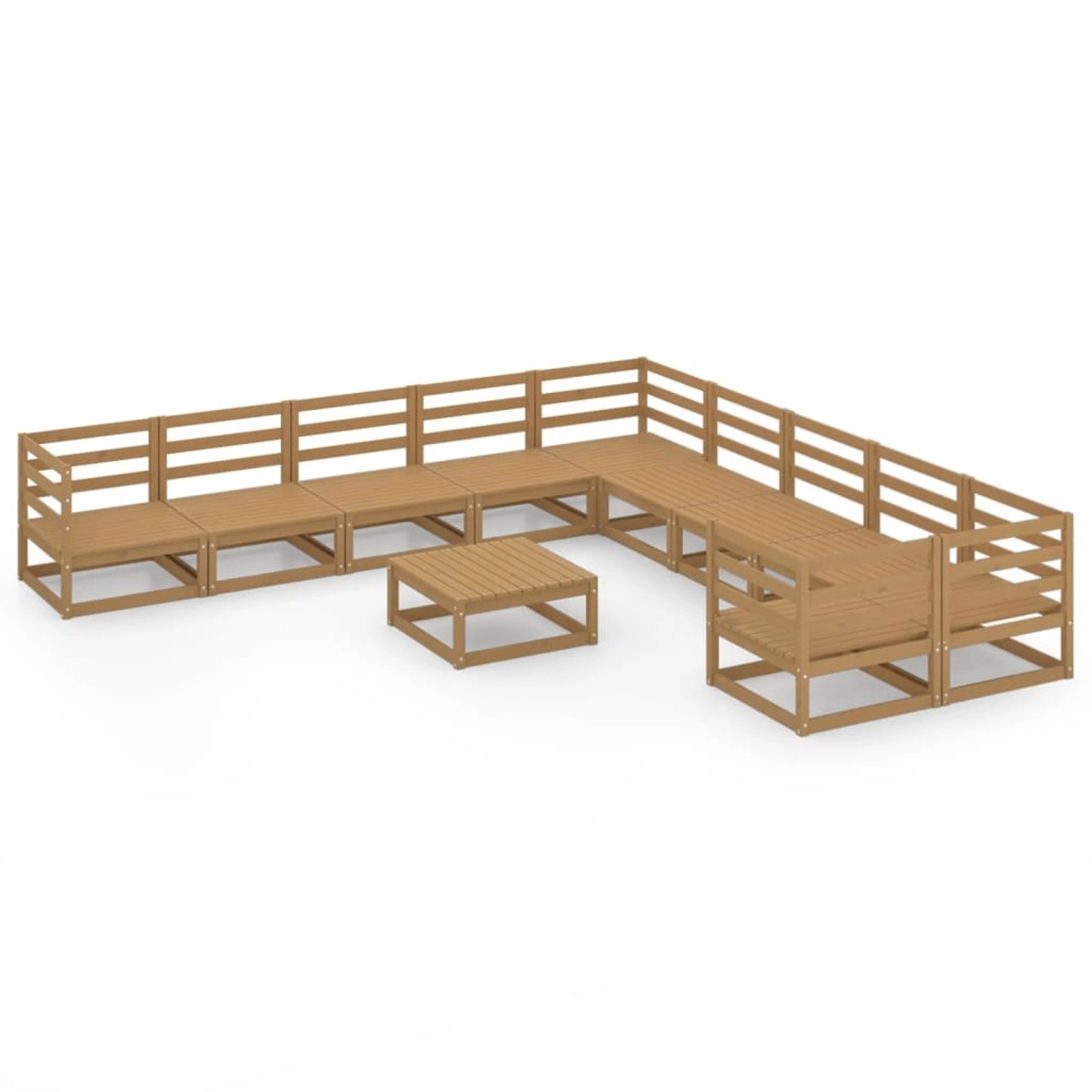 vidaXL 11-tlg Garten-Lounge-Set Massivholz Kiefer Modell 38 vidaXL 11-tlg Garten-Lounge-Set Massivholz Kiefer Modell 38 von VIDAXL