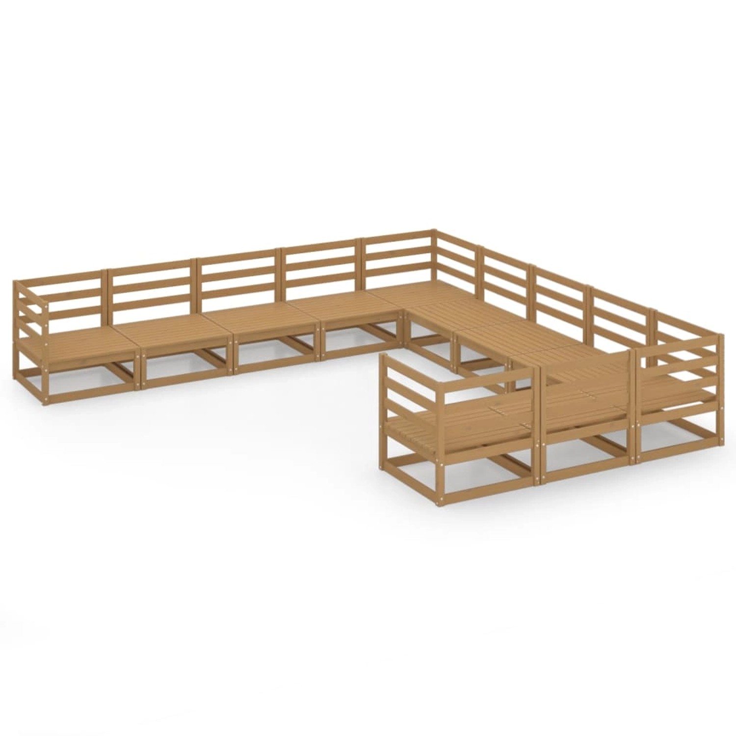 vidaXL 11-tlg Garten-Lounge-Set Massivholz Kiefer Modell 39 vidaXL 11-tlg Garten-Lounge-Set Massivholz Kiefer Modell 39 von VIDAXL