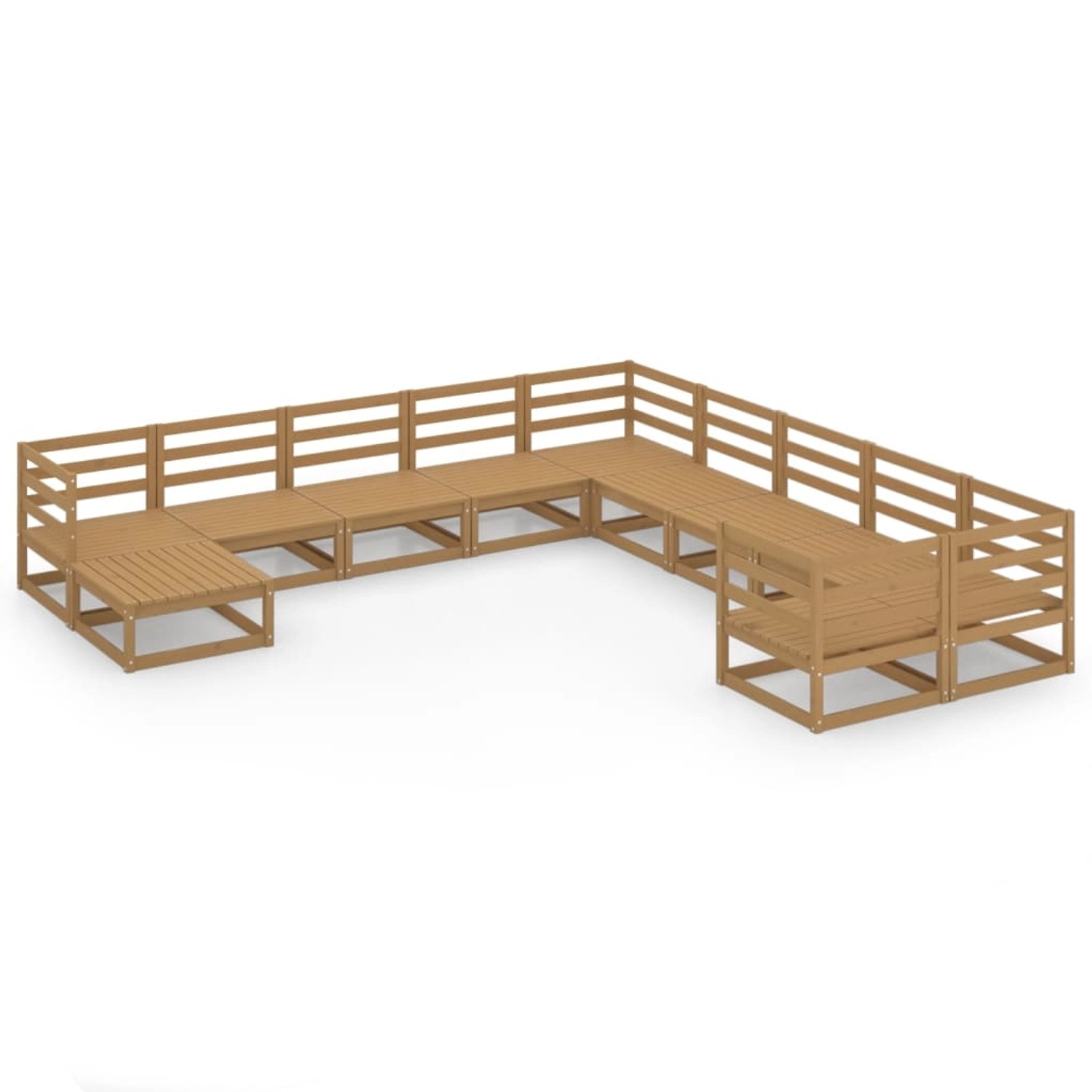 vidaXL 11-tlg Garten-Lounge-Set Massivholz Kiefer Modell 41 vidaXL 11-tlg Garten-Lounge-Set Massivholz Kiefer Modell 41 von VIDAXL