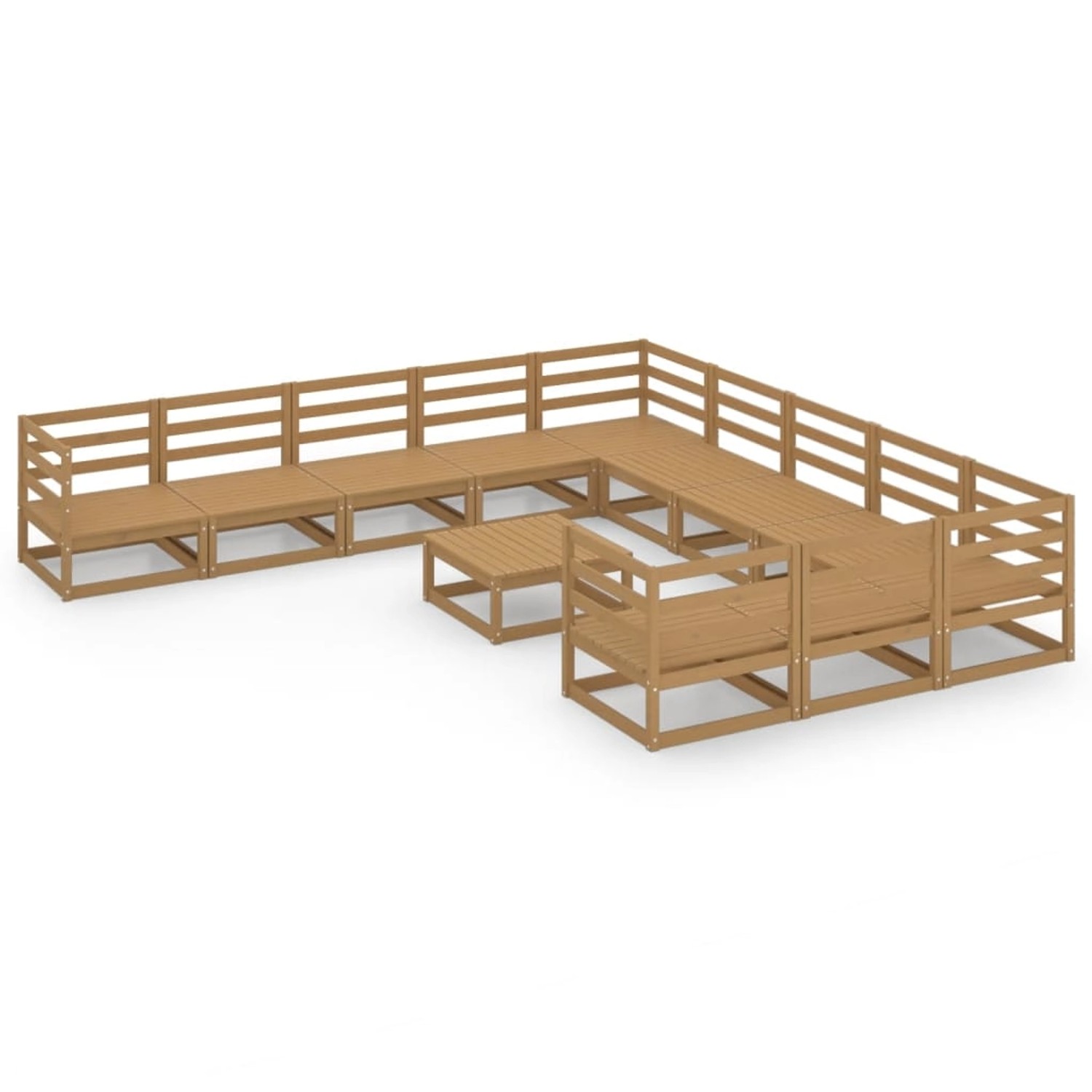 vidaXL 12-tlg Garten-Lounge-Set Massivholz Kiefer Modell 26 vidaXL 12-tlg Garten-Lounge-Set Massivholz Kiefer Modell 26 von VIDAXL