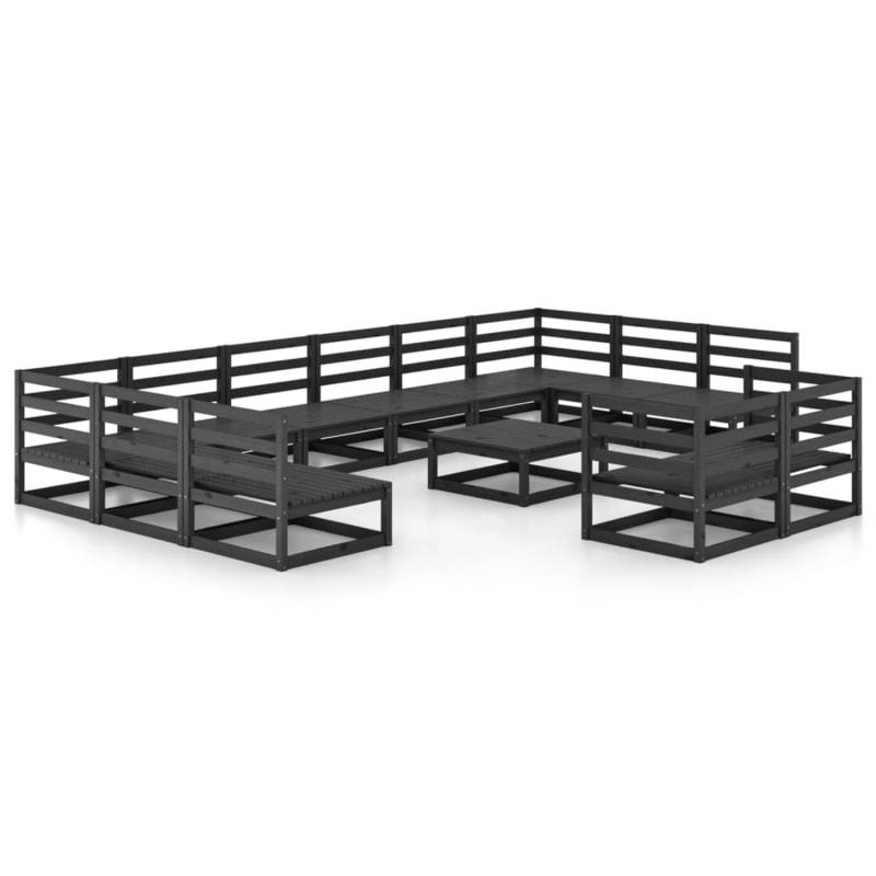 vidaXL 13-tlg Garten-Lounge-Set Massivholz Kiefer Modell 13 von VIDAXL