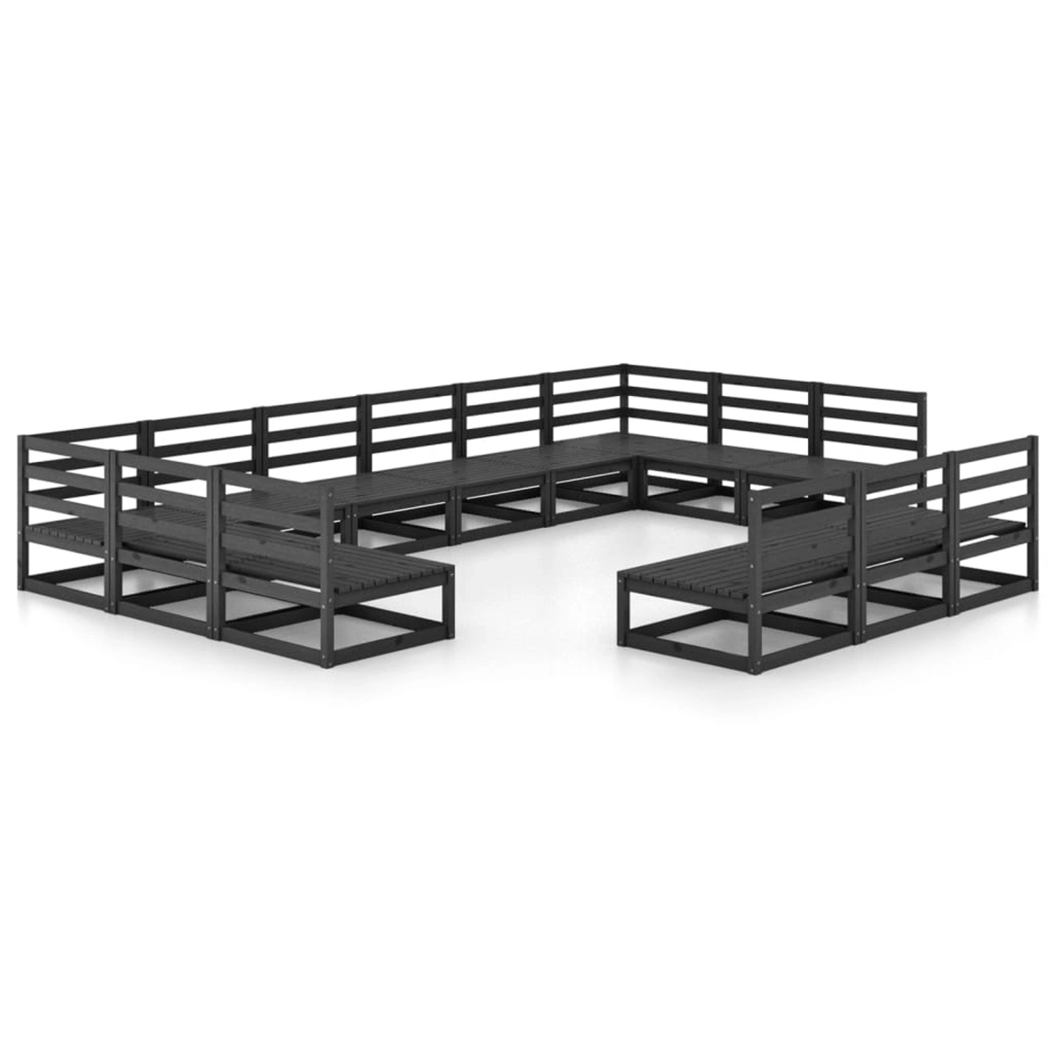 vidaXL 13-tlg Garten-Lounge-Set Massivholz Kiefer Modell 9 vidaXL 13-tlg Garten-Lounge-Set Massivholz Kiefer Modell 9 von VIDAXL