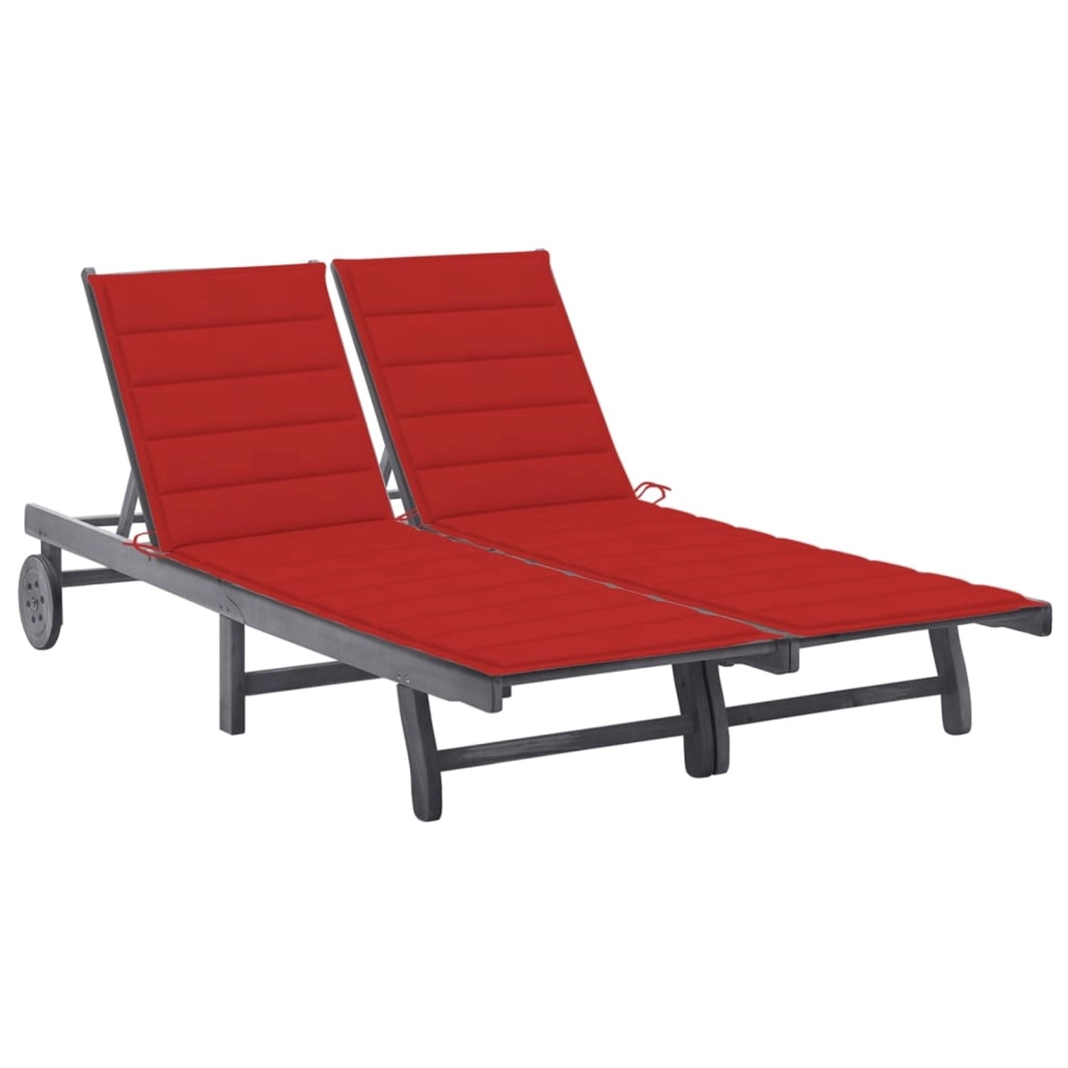 vidaXL 2-Personen-Sonnenliege mit Auflage Grau Akazie Massivholz 3061395 vidaXL 2-Personen-Sonnenliege mit Auflage Grau Akazie Massivholz 3061395 von VIDAXL