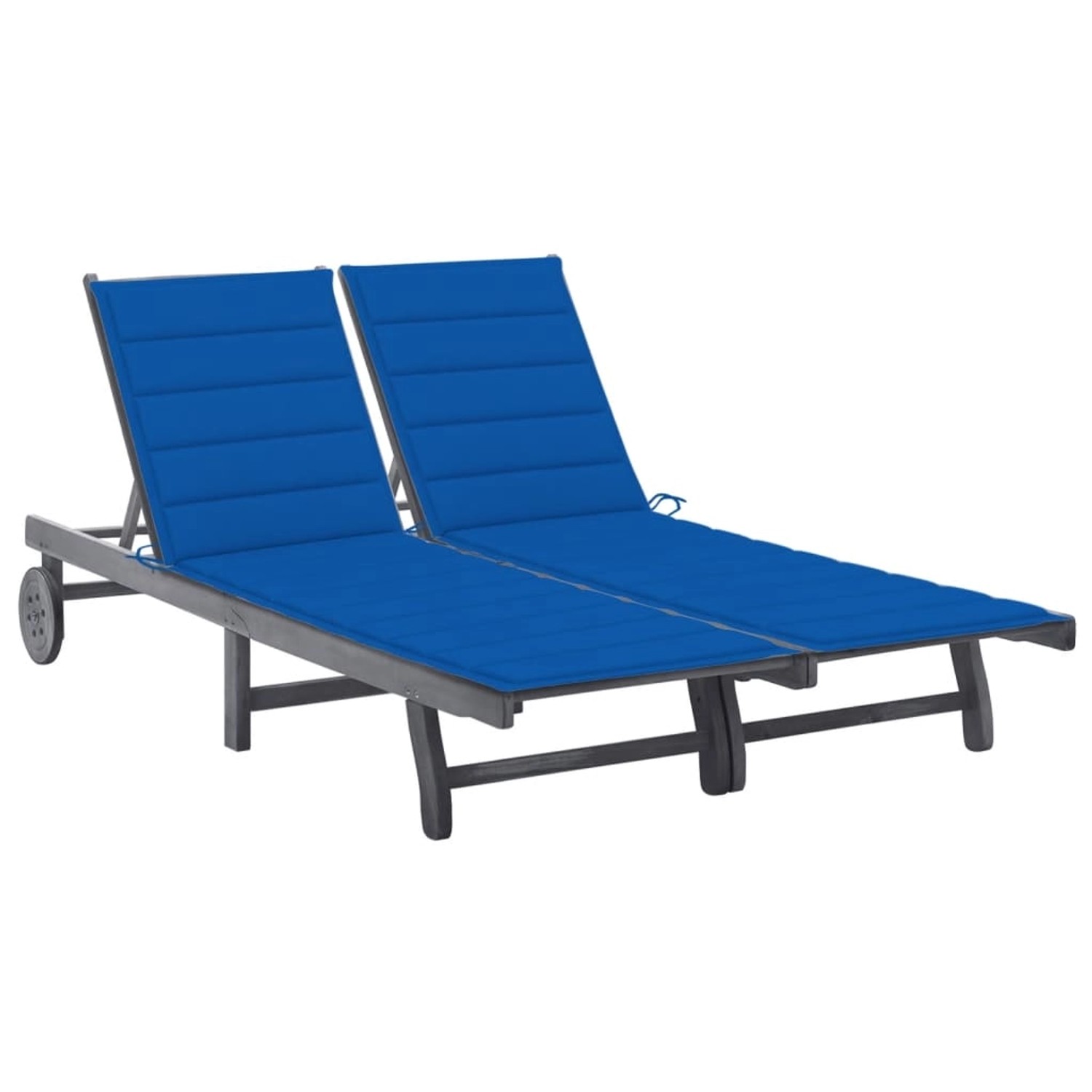 vidaXL 2-Personen-Sonnenliege mit Auflage Grau Akazie Massivholz 3061399 vidaXL 2-Personen-Sonnenliege mit Auflage Grau Akazie Massivholz 3061399 von VIDAXL