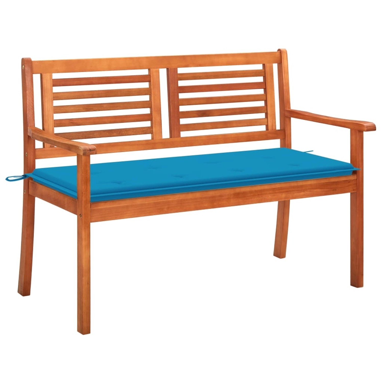 vidaXL 2-Sitzer-Gartenbank mit Auflage 120 cm Massivholz Eukalyptus 3060973 vidaXL 2-Sitzer-Gartenbank mit Auflage 120 cm Massivholz Eukalyptus 3060973 von VIDAXL