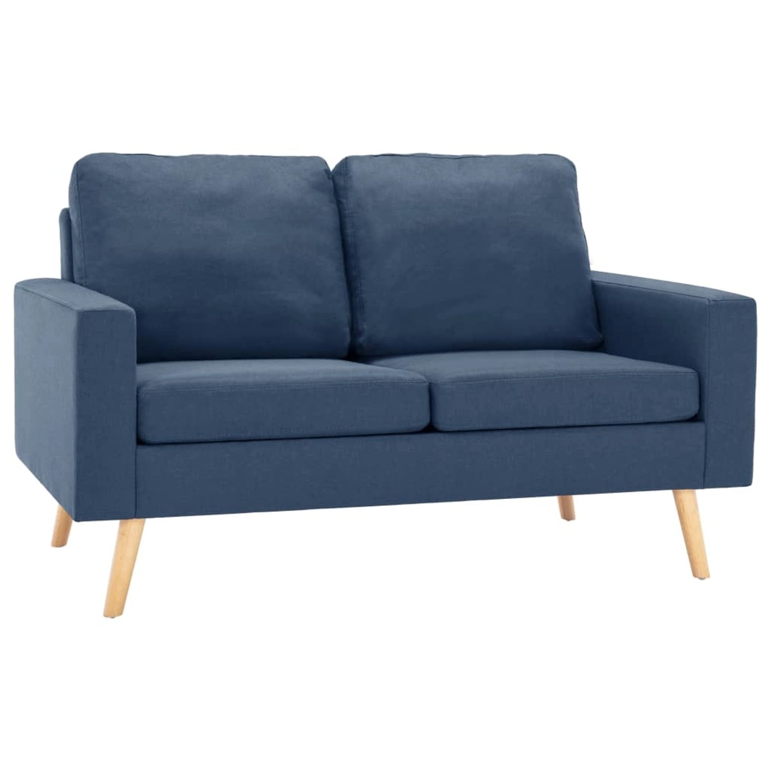 vidaXL 2-Sitzer-Sofa Blau Stoff Modell 3 vidaXL 2-Sitzer-Sofa Blau Stoff Modell 3 von VIDAXL