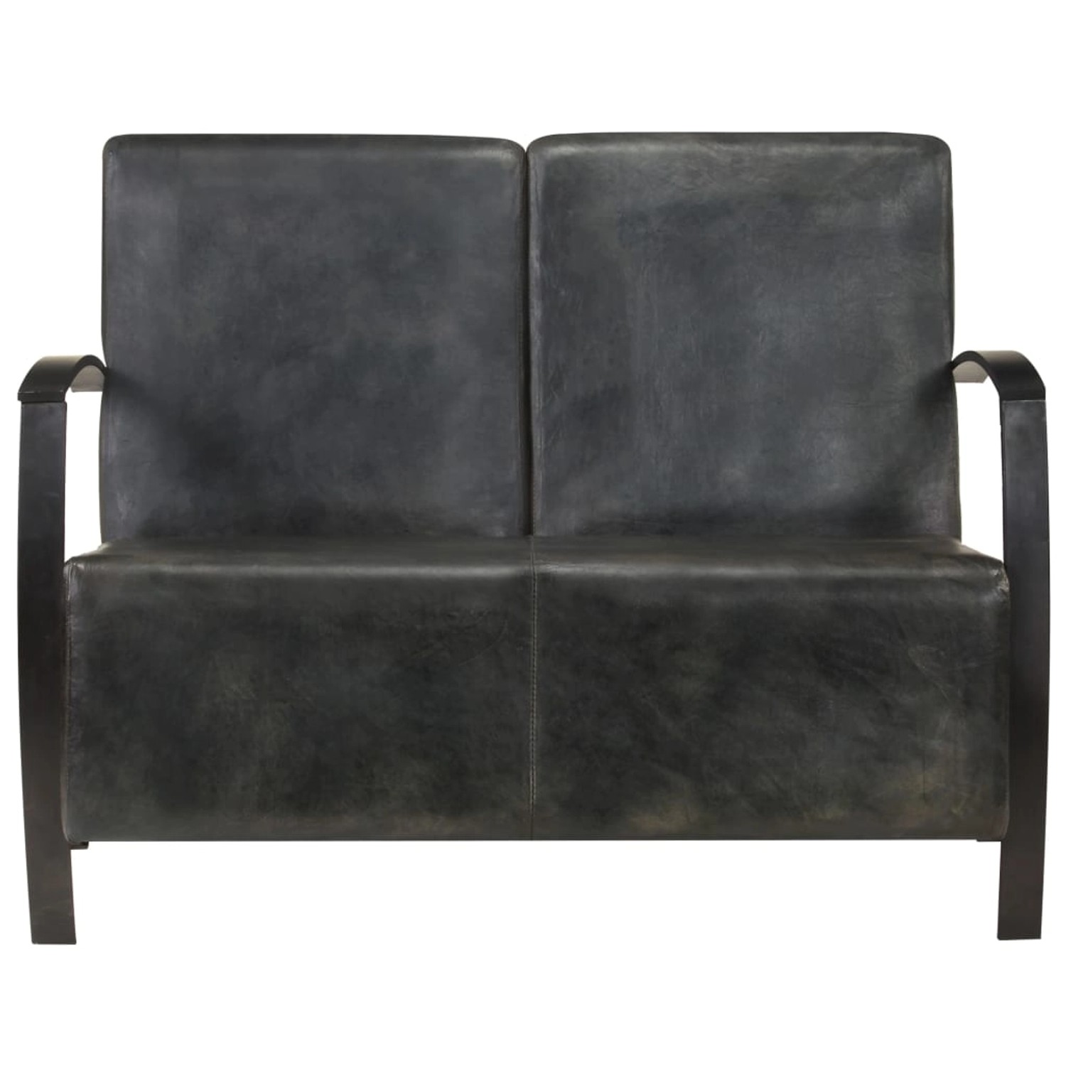 vidaXL 2-Sitzer-Sofa Grau Echtleder vidaXL 2-Sitzer-Sofa Grau Echtleder von VIDAXL