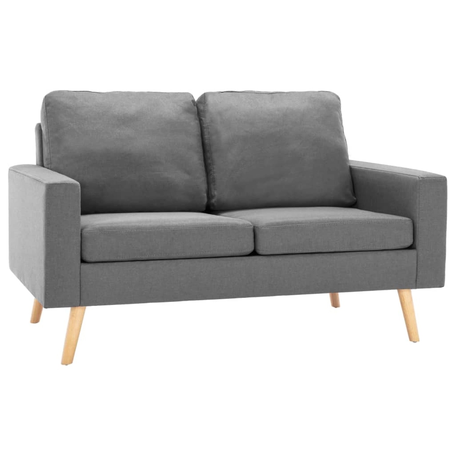 vidaXL 2-Sitzer-Sofa Hellgrau Stoff Modell 4 vidaXL 2-Sitzer-Sofa Hellgrau Stoff Modell 4 von VIDAXL