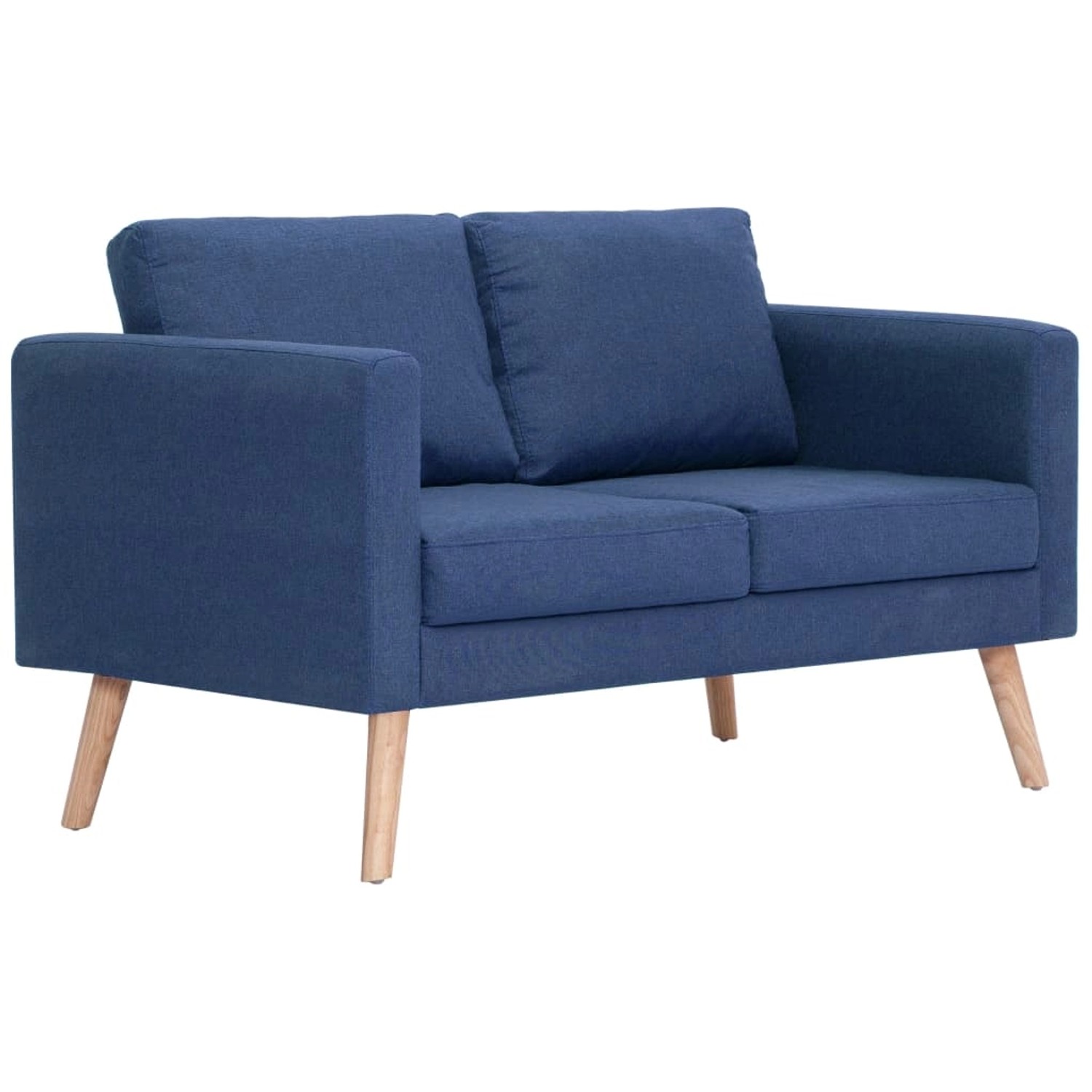vidaXL 2-Sitzer-Sofa Stoff Blau Modell 2 vidaXL 2-Sitzer-Sofa Stoff Blau Modell 2 von VIDAXL