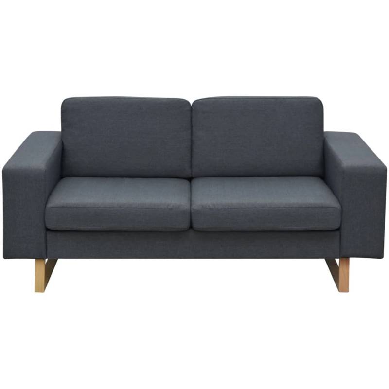 vidaXL 2-Sitzer Sofa Stoff Dunkelgrau Modell 1 vidaXL 2-Sitzer Sofa Stoff Dunkelgrau Modell 1 von VIDAXL