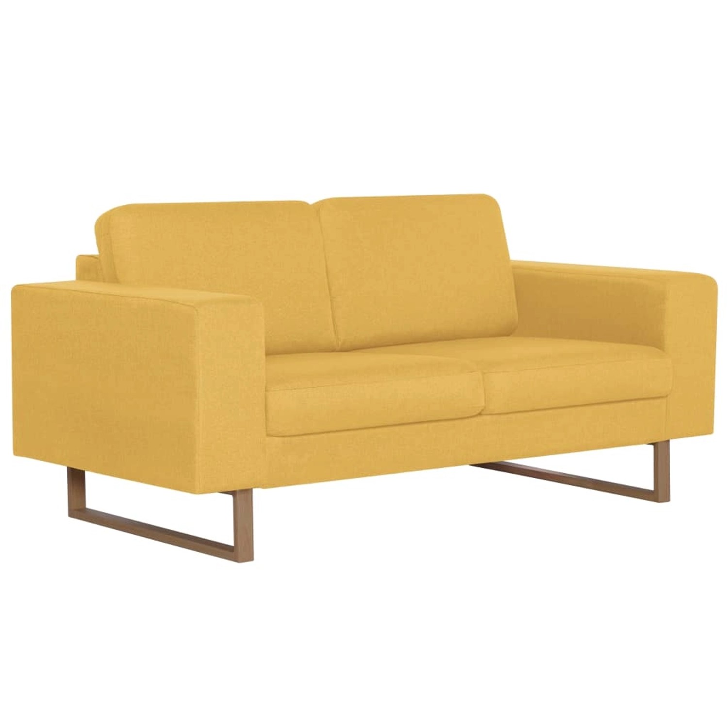 vidaXL 2-Sitzer-Sofa Stoff Gelb Modell 2 vidaXL 2-Sitzer-Sofa Stoff Gelb Modell 2 von VIDAXL
