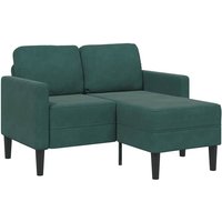 2-Sitzer-Sofa mit Chaiselongue L-Form Dunkelgrün 125 cm Samt - Vidaxl 2-Sitzer-Sofa mit Chaiselongue L-Form Dunkelgrün 125 cm Samt - Vidaxl von VIDAXL