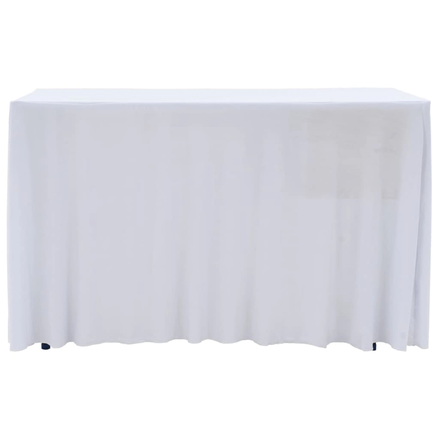 vidaXL 2 Stück Stretch-Tischdecken mit Rand Weiß 120 x 60,5 x 74 cm vidaXL 2 Stück Stretch-Tischdecken mit Rand Weiß 120 x 60,5 x 74 cm von VIDAXL