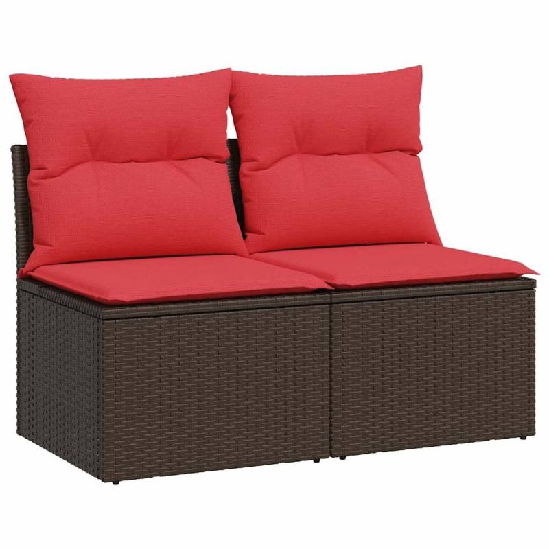 vidaXL 2-Tlg Garten-Sofagarnitur mit Kissen Braun Poly Rattan Akazie 3325240 vidaXL 2-Tlg Garten-Sofagarnitur mit Kissen Braun Poly Rattan Akazie 3325240 von VIDAXL