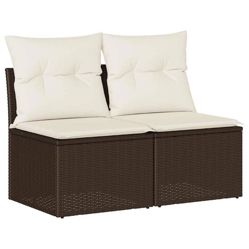 vidaXL 2-Tlg Garten-Sofagarnitur mit Kissen Braun Poly Rattan Akazie 3325249 vidaXL 2-Tlg Garten-Sofagarnitur mit Kissen Braun Poly Rattan Akazie 3325249 von VIDAXL