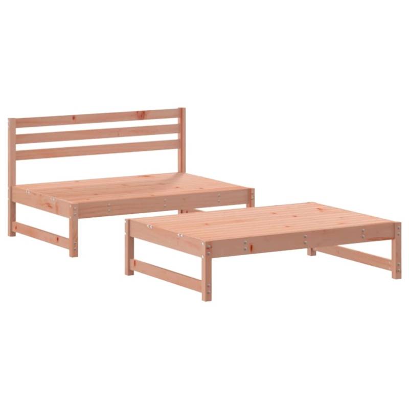 vidaXL 2-tlg Garten-Lounge-Set Massivholz Douglasie Modell 1 von VIDAXL