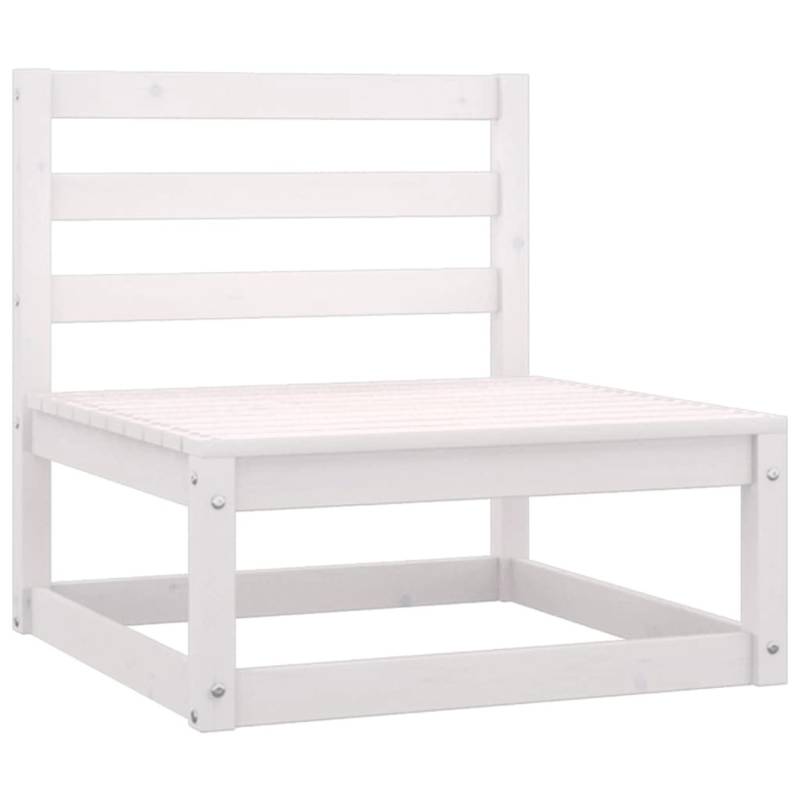 vidaXL 2-tlg Garten-Lounge-Set Weiß Kiefer Massivholz Modell 1 von VIDAXL