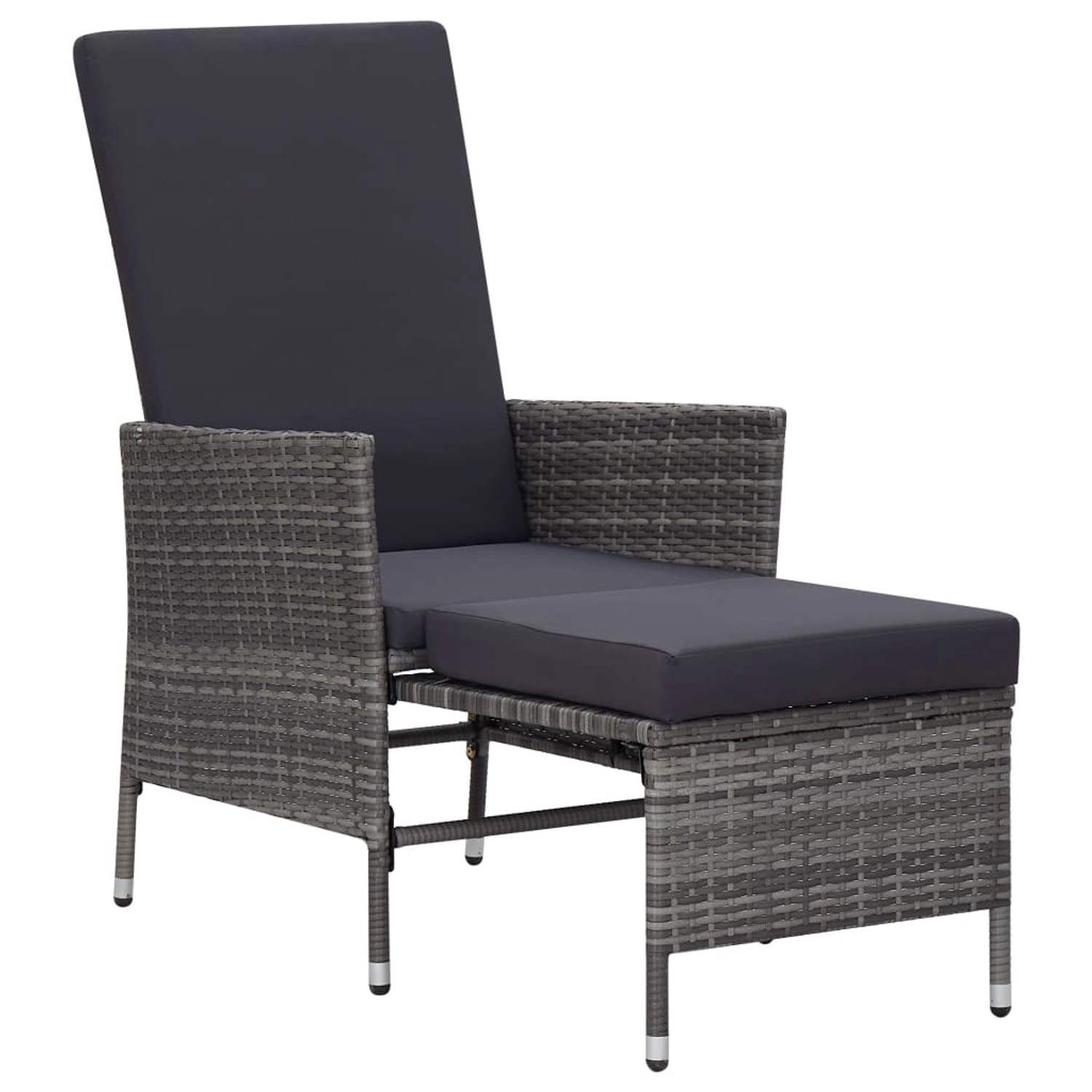 vidaXL 2-tlg Garten-Lounge-Set mit Kissen Poly Rattan Grau Modell 1 vidaXL 2-tlg Garten-Lounge-Set mit Kissen Poly Rattan Grau Modell 1 von VIDAXL