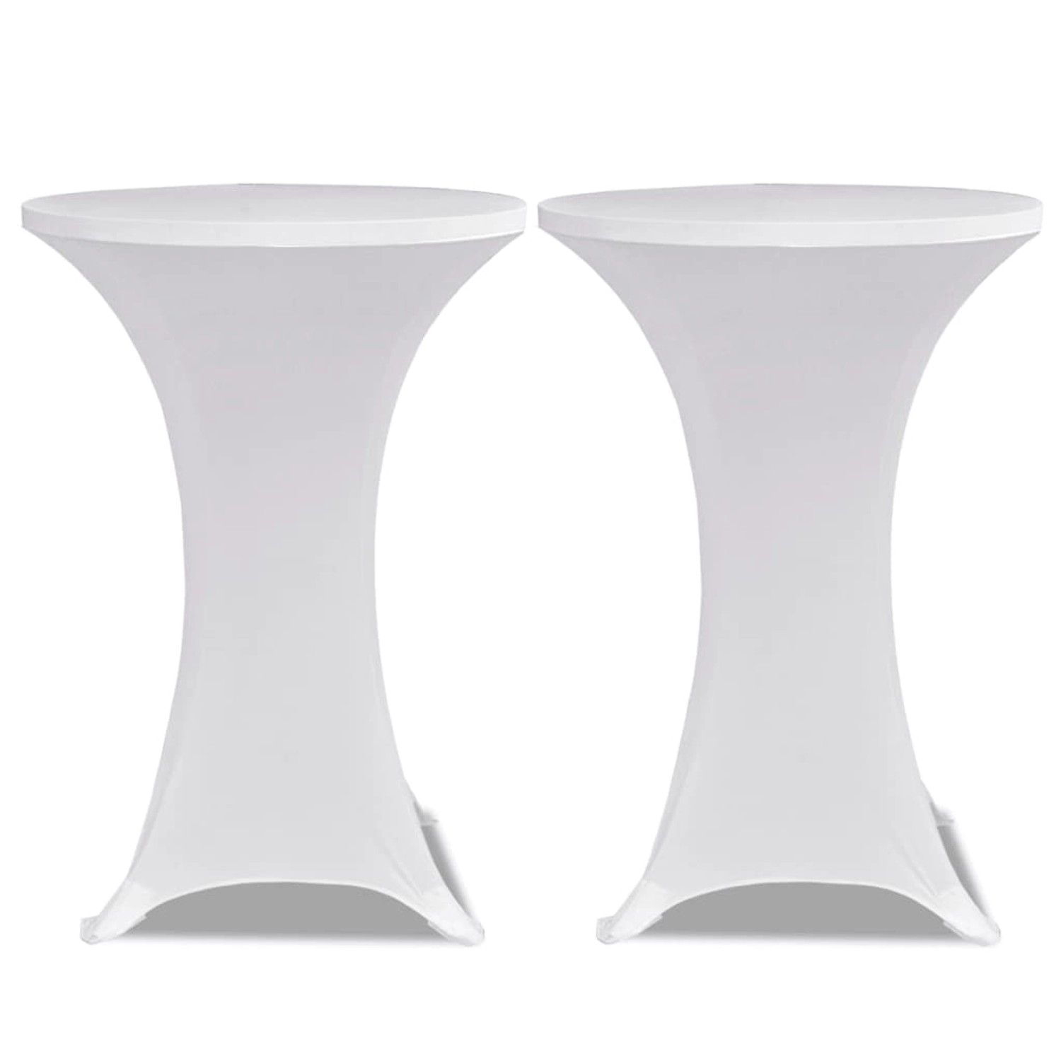 vidaXL 2 x Tischhusse für Stehtisch Stretchhusse Ø70 cm Weiß vidaXL 2 x Tischhusse für Stehtisch Stretchhusse Ø70 cm Weiß von VIDAXL