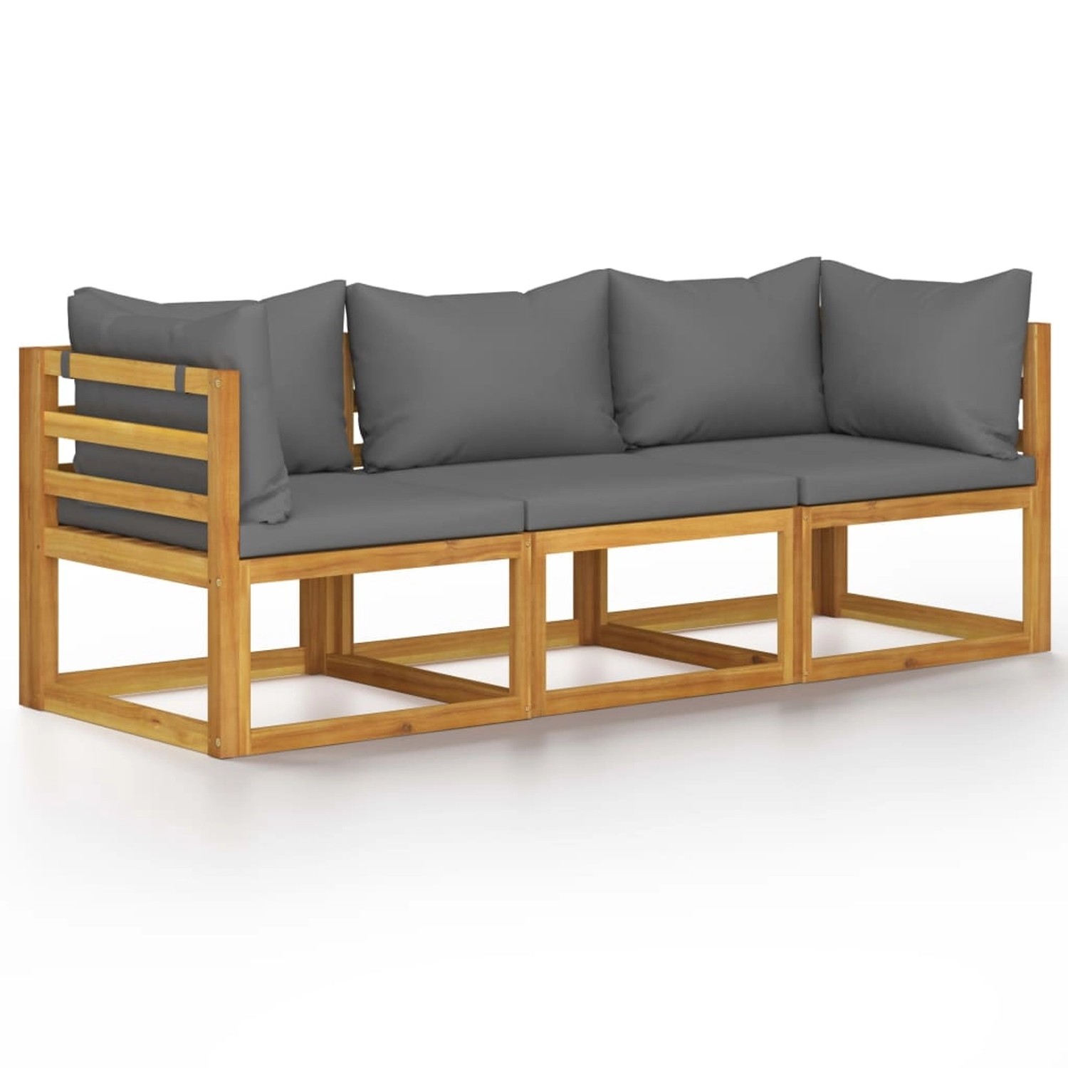 vidaXL 3-Sitzer-Gartensofa mit Auflage Akazie Massivholz Modell 1 vidaXL 3-Sitzer-Gartensofa mit Auflage Akazie Massivholz Modell 1 von VIDAXL