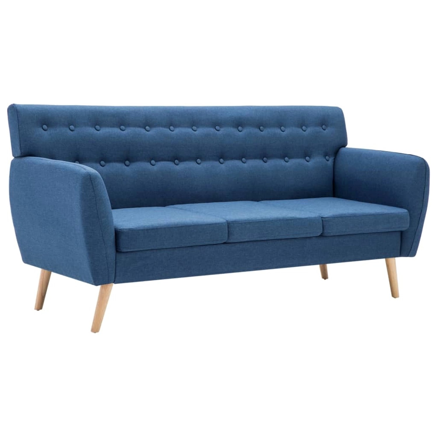 vidaXL 3-Sitzer-Sofa Stoff 172x70x82 cm Blau vidaXL 3-Sitzer-Sofa Stoff 172x70x82 cm Blau von VIDAXL