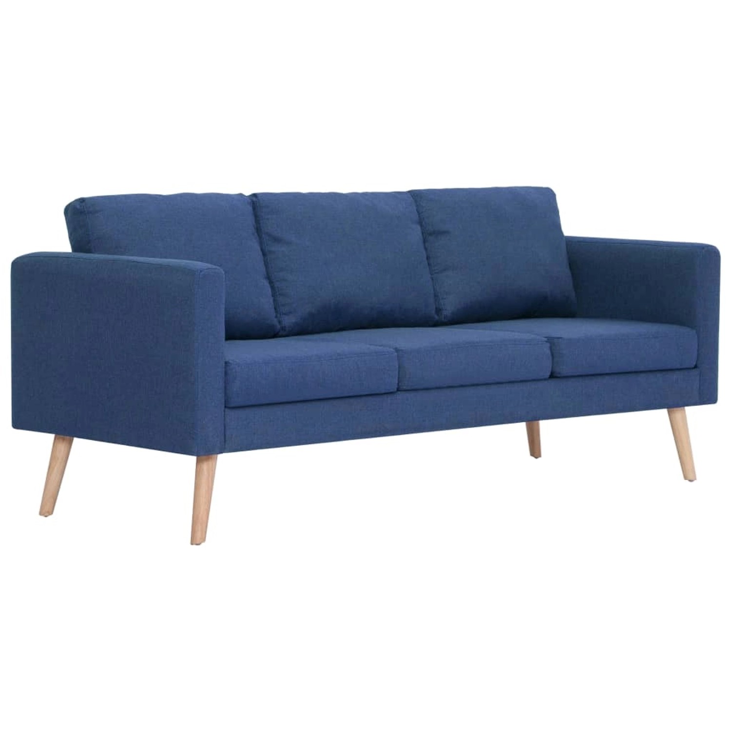 vidaXL 3-Sitzer-Sofa Stoff Blau Modell 3 vidaXL 3-Sitzer-Sofa Stoff Blau Modell 3 von VIDAXL