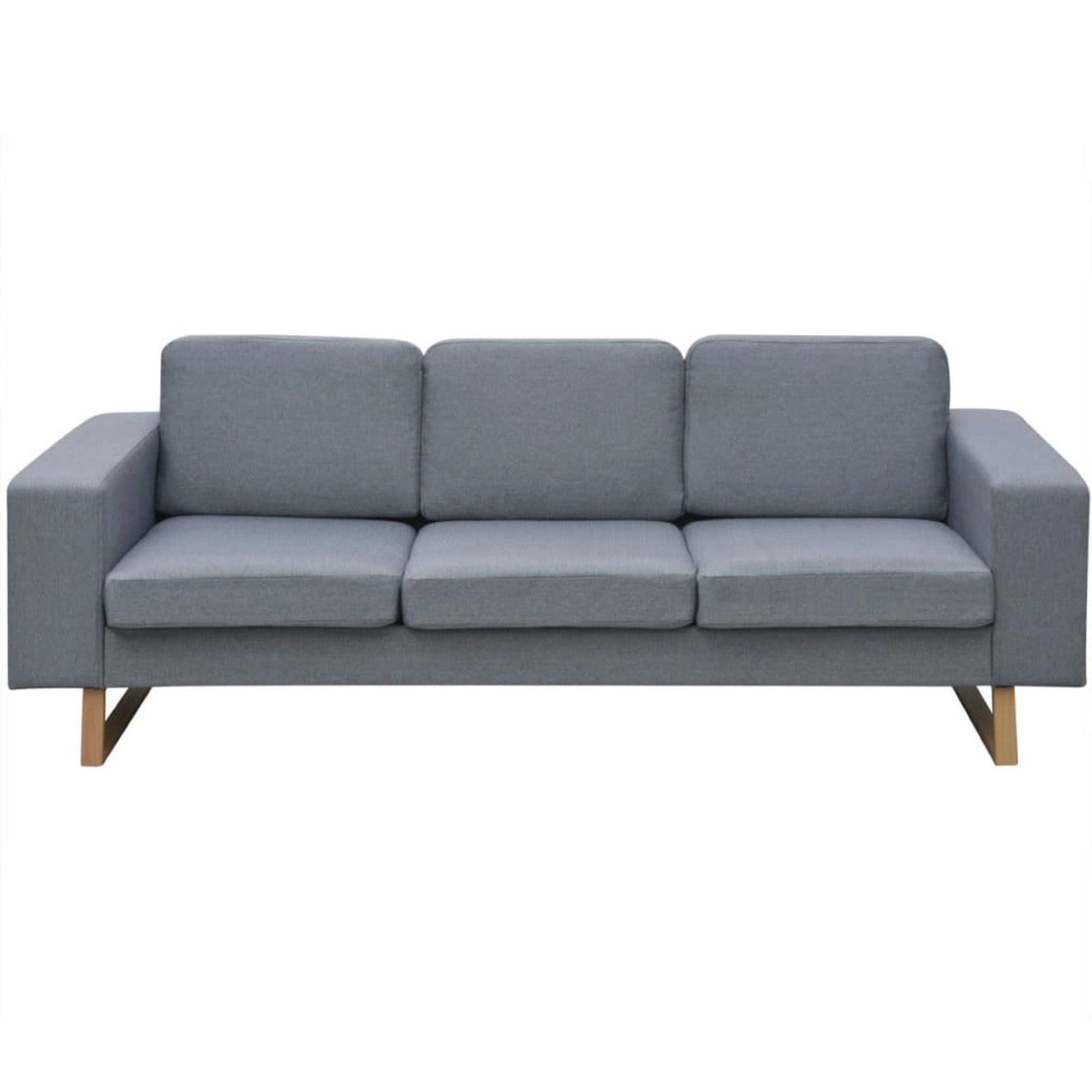 vidaXL 3-Sitzer Sofa Stoff Hellgrau vidaXL 3-Sitzer Sofa Stoff Hellgrau von VIDAXL