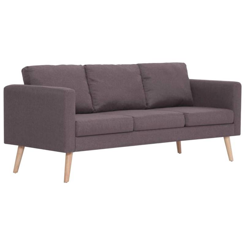 vidaXL 3-Sitzer-Sofa Stoff Taupe Modell 1 von VIDAXL